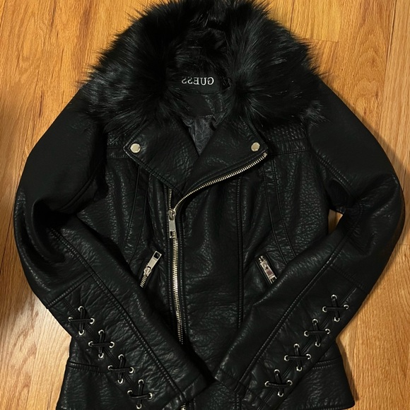 GUESS faux leather jacket - Picture 3 of 6